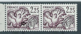 [29] Variété :  Préos N° 161 Clavaire Timbre Plus Grand Tenant à Normal  ** - Unused Stamps