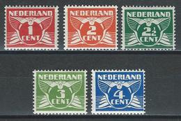 Niederlande NVPH 144-48, Mi 146-50A * MH - Neufs