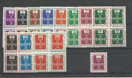 Mauritanie: Service N° 1/11** + Variété N° 7** Sans Valeur Faciale Dans Le Cartouche, Signé Calves. - Mauritanie (1960-...)