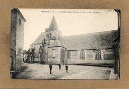 CPA - GENILLé (37) - Aspect Du Quartier De L'Eglise En 1948 - Genillé