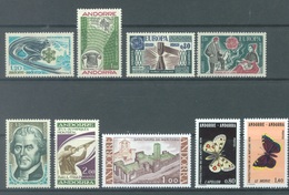 ANDORRE - MNH/** - 1976 - YEAR COMPLETE - Yv 251-259  -  Lot 19118 - Années Complètes