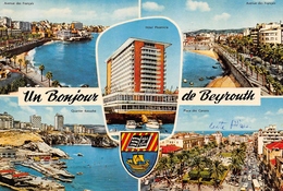 Liban - BEYROUTH - Avenue Des Français - Hôtel Phoenicia - Quartier Raouché - Place Des Canons - Blason - Liban