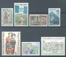 ANDORRE - MNH/** - 1978 - YEAR COMPLETE - Yv 267-273  -  Lot 19120 - Full Years