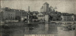 74 - ANNECY - Le Port Et Le Château-Fort - Annecy