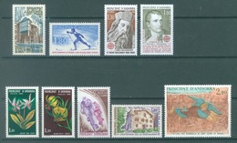 ANDORRE - MNH/** - 1980 - YEAR COMPLETE - Yv 282-290 -  Lot 19122 - Années Complètes