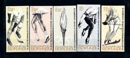 Burundi 1964, Olympic Games In Innsbruck, Hockey On Ice, Skating, Sking, IMPERFORATED - Ete 1952: Helsinki