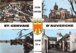 63-SAINT-GERVAIS-D'AUVERGNE- MULTIVUES - Saint Gervais D'Auvergne