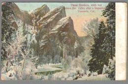 CPA USA - Yosemite - The Valley After A Snowstorm -Tree Brothers - Yosemite