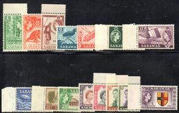 CI1090B - SARAWAK MALAYSIA 1955, Ordinaria 15 Valori Yvert 189/203 SG 188-202 Integra  *** SPLENDIDA - Sarawak (...-1963)