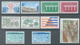 ANDORRE - MNH/** - 1984 - YEAR COMPLETE - Yv 327-336 -  Lot 19126 - Volledige Jaargang