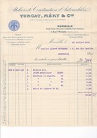 MARSEILLE 1912 / CONSTRUCTION AUTOMOBILES TURCAT MERY / 2 BOULEVARD MICHELET - Automovilismo