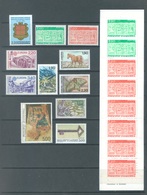 ANDORRE - MNH/** - 1987 - YEAR COMPLETE With Booklet - Yv 355-365 -  Lot 19129 - Années Complètes