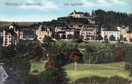 CPA, Marienbad, Kaiserstrasse, Café Egerländer - Danzig