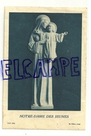Image Pieuse. Notre-Dame Des Jeunes. De Villiers, Sculpteur 1954 - Images Religieuses