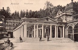 CPA, Marienbad, Kreuzbrunnen, Animée - Marienberg