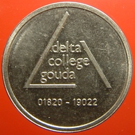 KB106A-1 - DELTA COLLEGE GOUDA - Gouda - WM 22.5mm - Koffie Machine Penning - Coffee Machine Token - Firma's