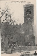 CORNEILLA DU CONFLENT   66  PYRENEES  ORIENTALES CPA   L'EGLISE - Autres & Non Classés