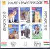 2010. Tajikistan, Philatelic Exhibition, Fauna, Sheetlet IMPERFORATED, Mint/** - Tayikistán