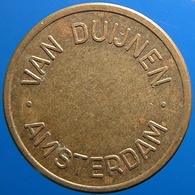 KB117-1 - VAN DUIJNEN AMSTERDAM - Amsterdam - B 22.0mm - Koffie Machine Penning - Coffee Machine Token - Profesionales/De Sociedad