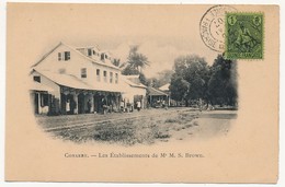 CPA - CONAKRY (Guinée) - Les Etablissements De M.S. Brown - French Guinea