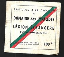 Domaine Des Invalides De La Légion Etrangère  6 Vignettes - Vignette Militari