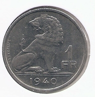 LEOPOLD III * 1 Frank 1940 Vlaams/frans * Nr 7671 - 1 Franc