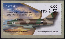 Israel 2019 Dassault Mystere IVa ATM 0300 (Ashdod) - Viñetas De Franqueo (Frama)