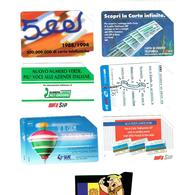 TELECARTES SCHEDE ITALIA LOT 6 DIFF (5000L) - Otros & Sin Clasificación