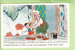 WALT DISNEY - PINOCCHIO N° 5 - Gepetto Envoie Pinocchio à L' école - TBE - 2 Scans - Altri