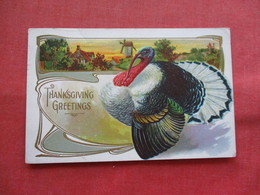 Embossed Thanksgiving  Turkey  Ref 3210 - Thanksgiving