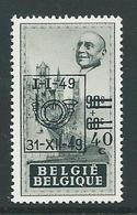 België Nr 804 V2 Vlek Naast Wang - Errors (Catalogue COB)