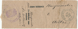 743/28 - Bande IMPRIMEE En FRANCHISE - Schepen Gemeentebestuur RUPELMONDE 1890 Vers AELTRE - Franchise