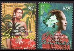 Polynésie Française 2019 - Journée Internationale Des Droits De La Femme - 2 Val Neufs // Mnh - Unused Stamps