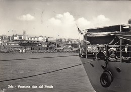 GELA  /  Panorama Visto Dal Pontile _ Viaggiata - Gela