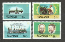 Tanzania 1987 Mi 395-398 MNH - Tanzania (1964-...)