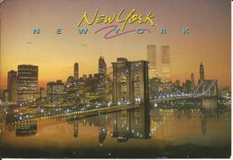 CARTE POSTALE - ÉTATS-UNIS - UNITED STATES - NEW YORK - PONT DE BROOKLYN - Puentes Y Túneles