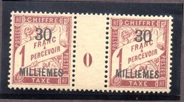 Alexandrie Taxes N°5 Paire Avec Milésime N** LUXE Cote 248 Euros !!!RARE - Unused Stamps