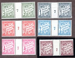 Alexandrie Taxes N°6,78,9,10,11 Paires Avec Milésime N* TTB Cote 260 Euros !!!RARE - Unused Stamps