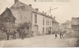 87 - Laurière : L' Avenue De La Gare . - Lauriere