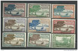 Nlle Calédonie N° 139 / 47 XX   Les 9 Valeurs Sans Charnière TB - Unused Stamps