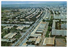 CPM    BRASILIA    AVENIDA THE MAIN AVENUE     VUE AERIENNE - Brasilia