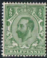 GB 1911 Yv. N°129 - 1/2p Vert - Neuf ** - Ungebraucht