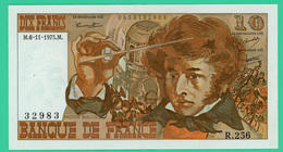 10 Francs - France - Berlioz -  N° R.256/32983 - M.6-11-1975.M.. -Sup - - 10 F 1972-1978 ''Berlioz''