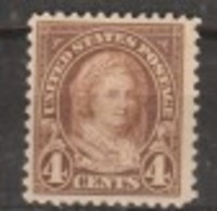 USA-SC# 556-MH.-SC Value $  16.00 - "Martha Washington" - Unused Stamps