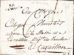 Lettre Complète De ST AMOUR Du 25 Fructidor AN Ii (onze Ou XI) Vers CAVAILLON Adressée Au Citoyen ....... - 1792-1815: Conquered Departments