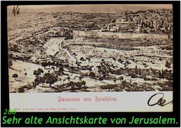 TURKEY ,EARLY OTTOMAN SPECIALIZED FOR SPECIALIST, SEE..Ansichtskarte Aus Jerusalem -R- - Storia Postale