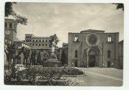 LODI - PIAZZA S.FRANCESCO E MONUMENTO A P. GORINI  - VIAGGIATA   FG - Lodi