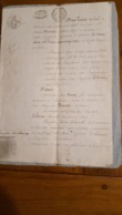 ACTE DE AOUT 1827 VENTE DE TERRE A BEIRE LE CHATEL - Documents Historiques