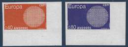 Andorre Francaise N°203 & 203 Paire Europa Non Dentelé - Nuevos