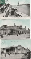 PARIS 75  LOT DE 22 CARTES DE PARIS SUR FOND BLEUTE - Alluvioni Del 1910